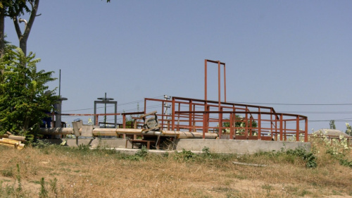 Мэр Дербента проинспектировал ход работ на очистных сооружениях 